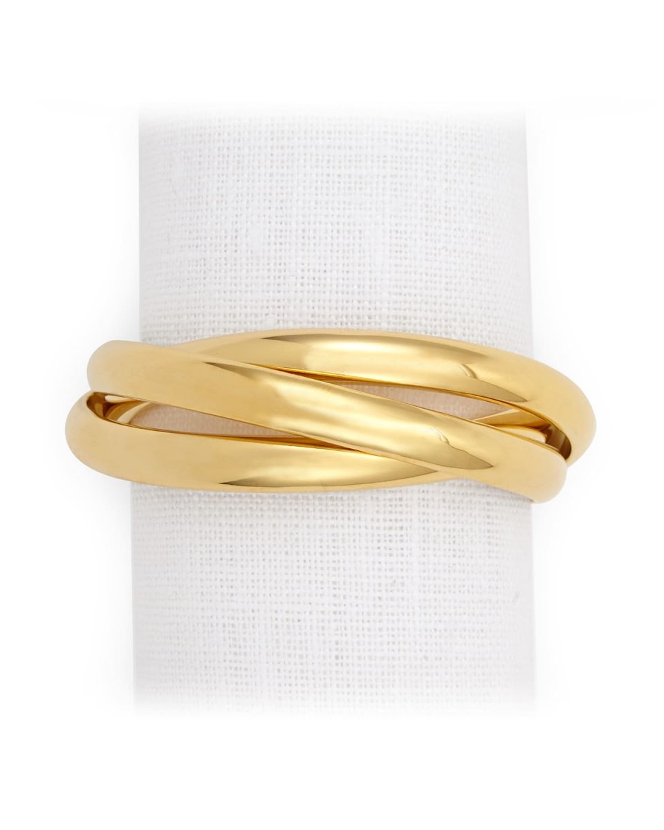Gold 3-Ring Napkin Holder